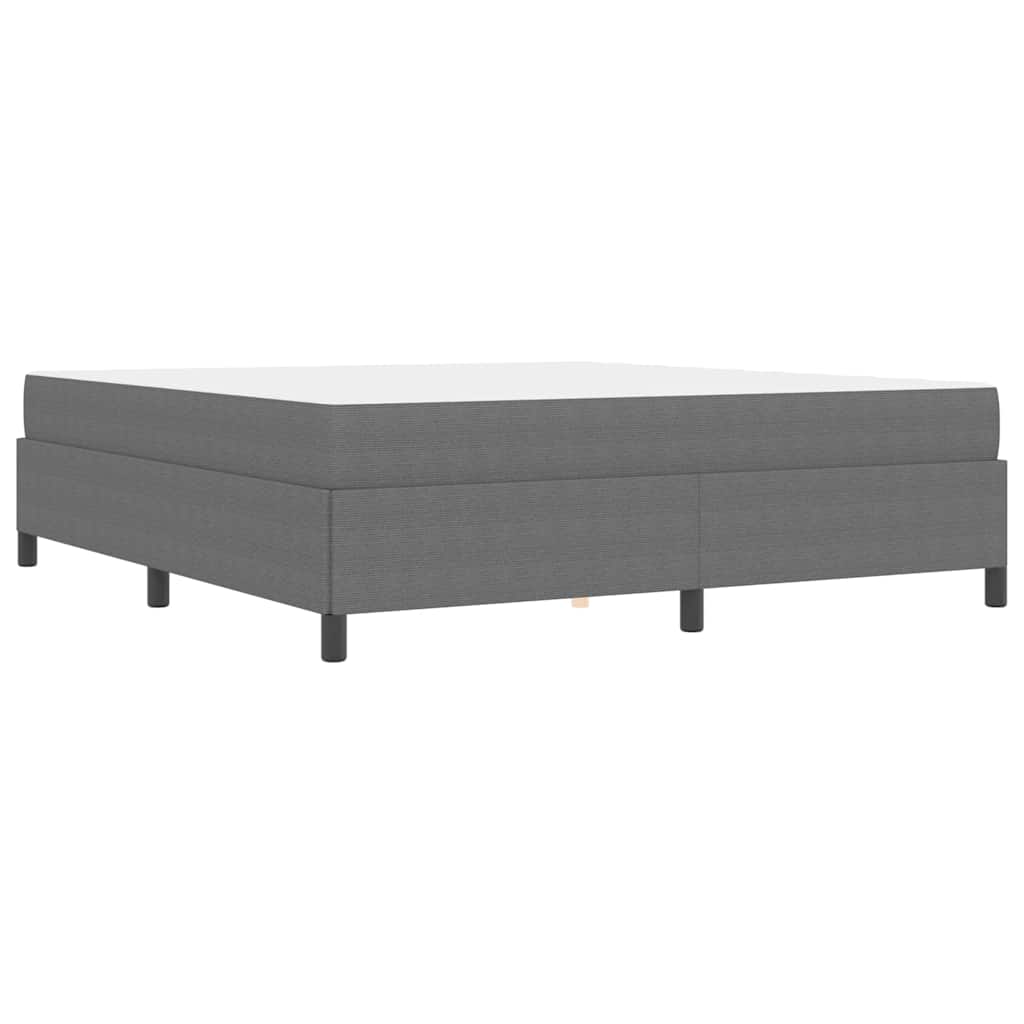 vidaXL Σκελετός Κρεβατιού με στρώμα Ανοιχτό γκρι 180 x 200 cm ύφασμα