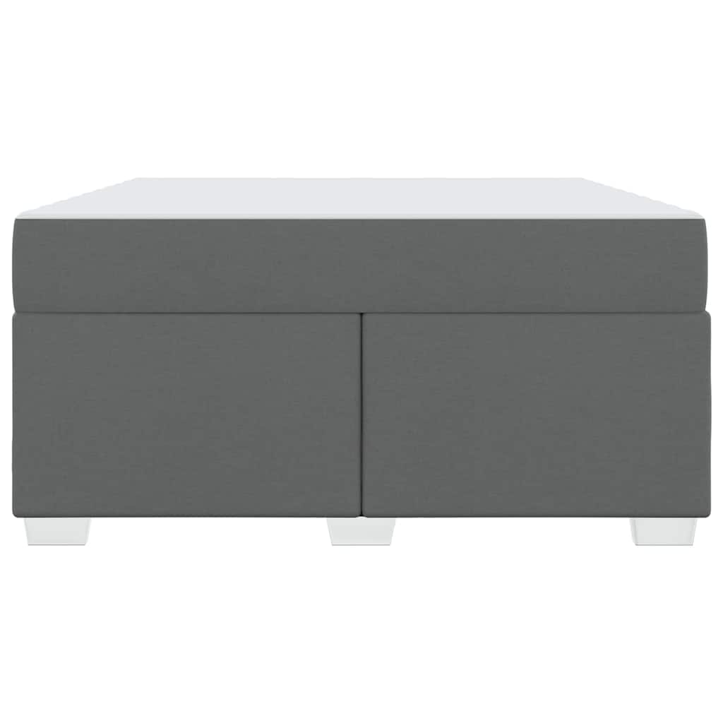 vidaXL Σκελετός Κρεβατιού Σκούρο γκρι 140 x 200 cm ύφασμα