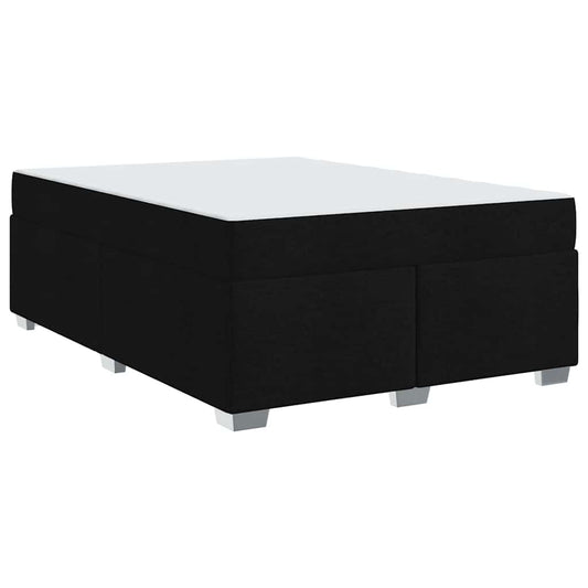 vidaXL Σκελετός Κρεβατιού Μαύρο 140 x 200 cm ύφασμα
