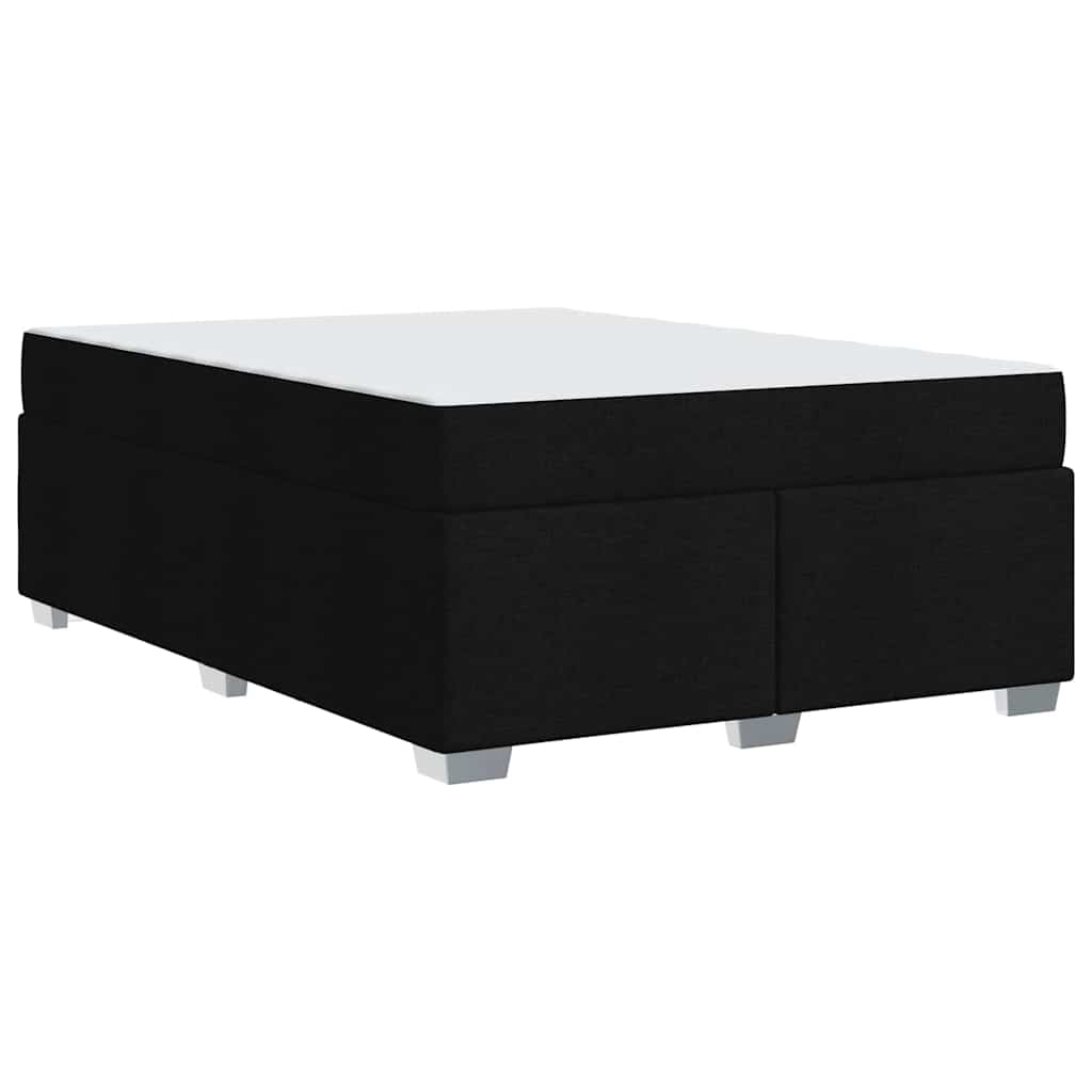 vidaXL Σκελετός Κρεβατιού Μαύρο 140 x 200 cm ύφασμα