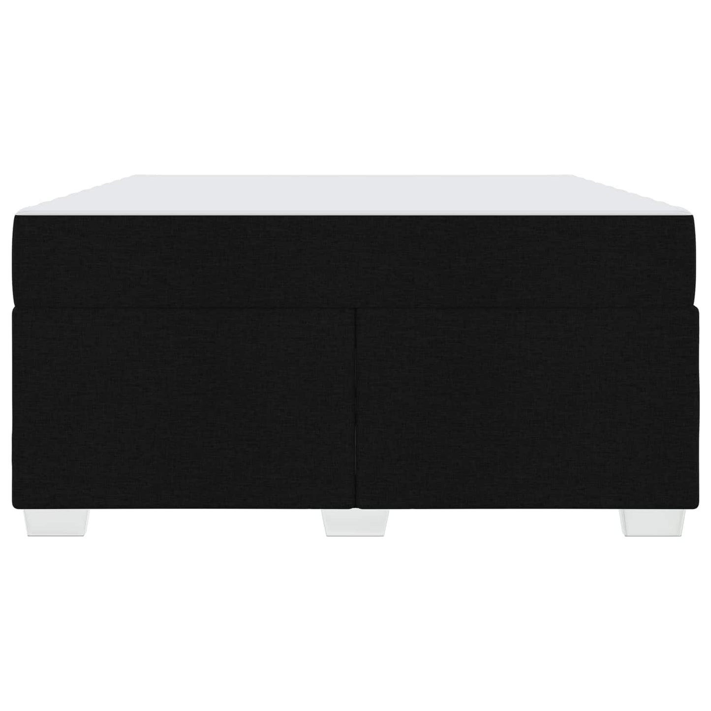 vidaXL Σκελετός Κρεβατιού με στρώμα Μαύρο 160 x 200 cm ύφασμα