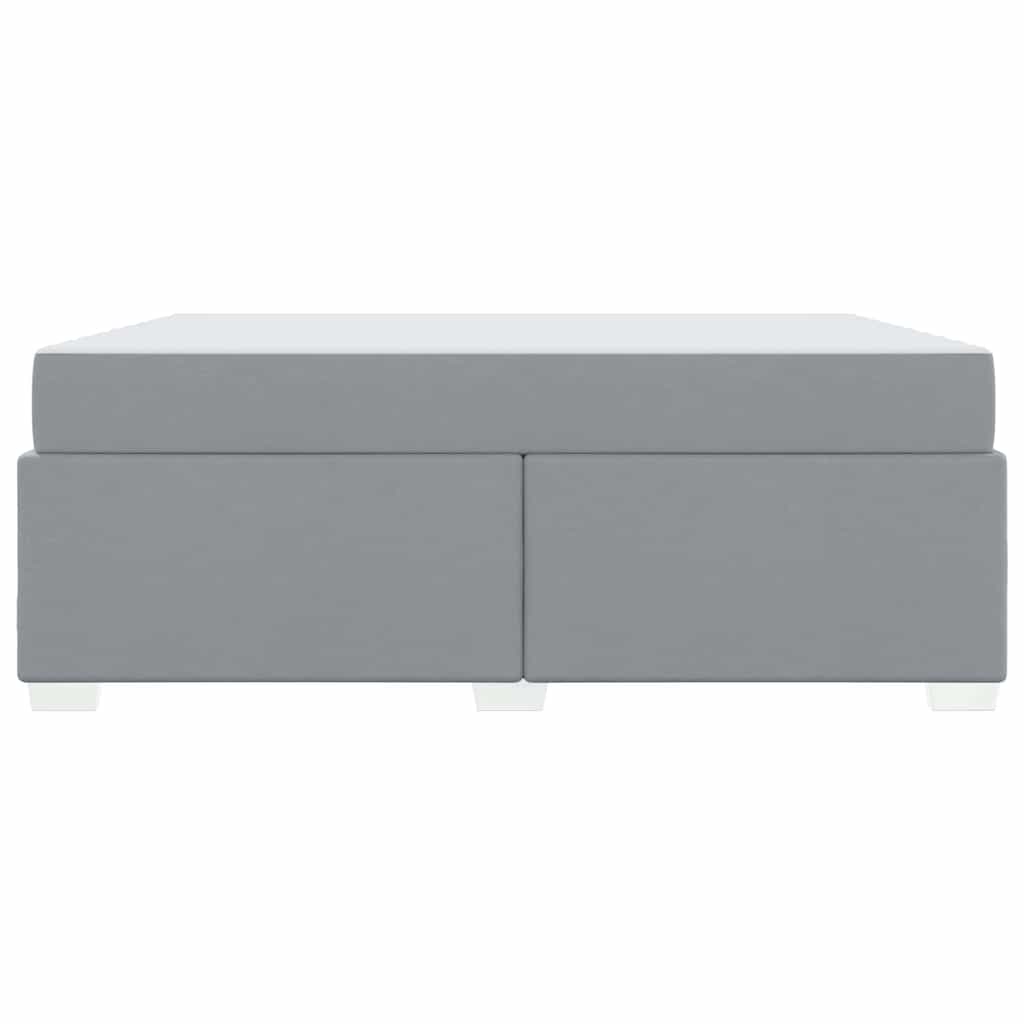 vidaXL Σκελετός Κρεβατιού Ανοιχτό γκρι 180 x 200 cm ύφασμα
