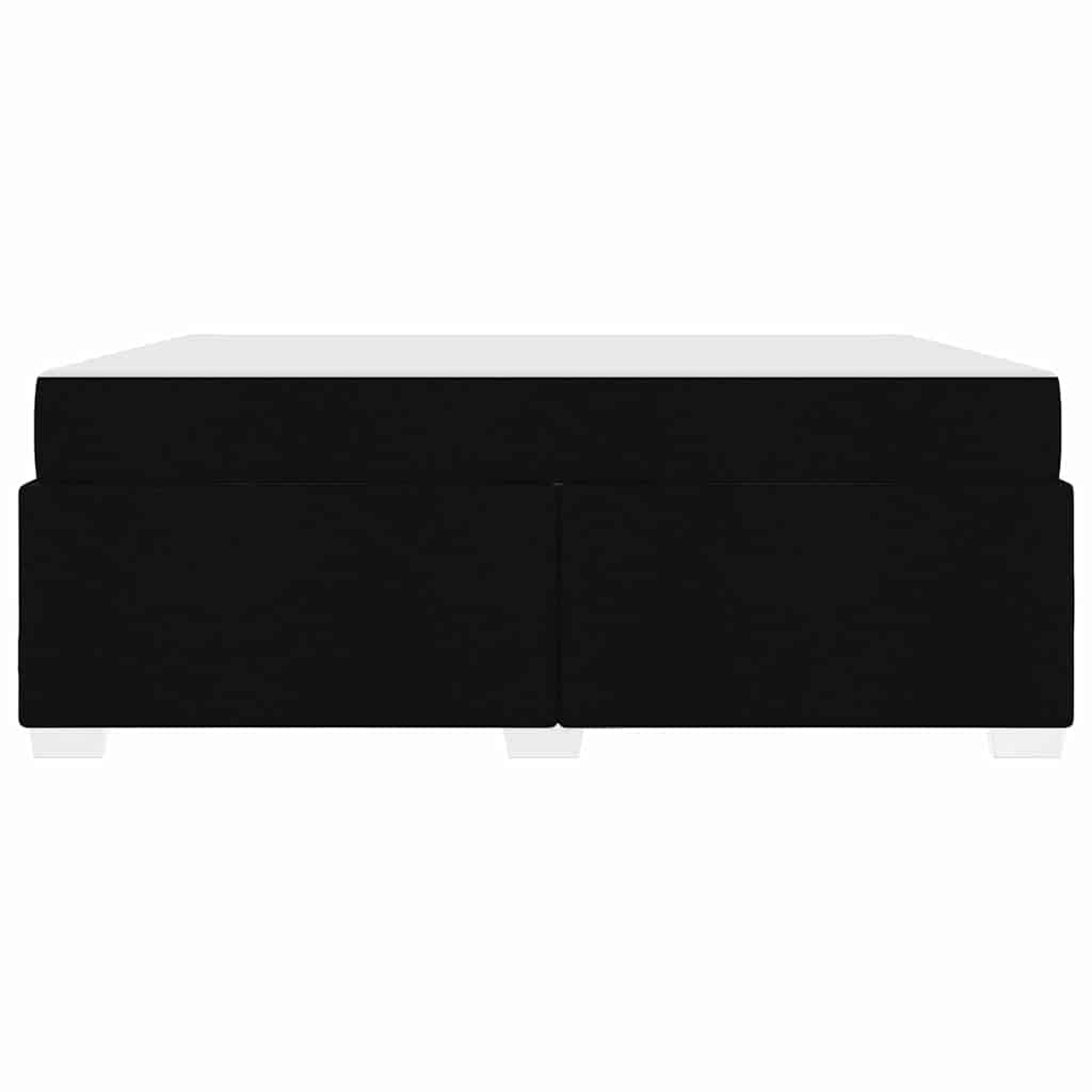 vidaXL Σκελετός Κρεβατιού με στρώμα Μαύρο 180 x 200 cm ύφασμα