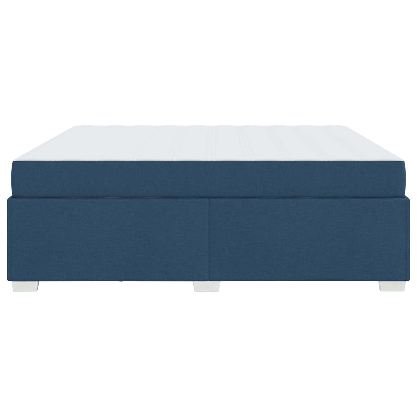 vidaXL Σκελετός Κρεβατιού με στρώμα Μπλε 180 x 200 cm ύφασμα