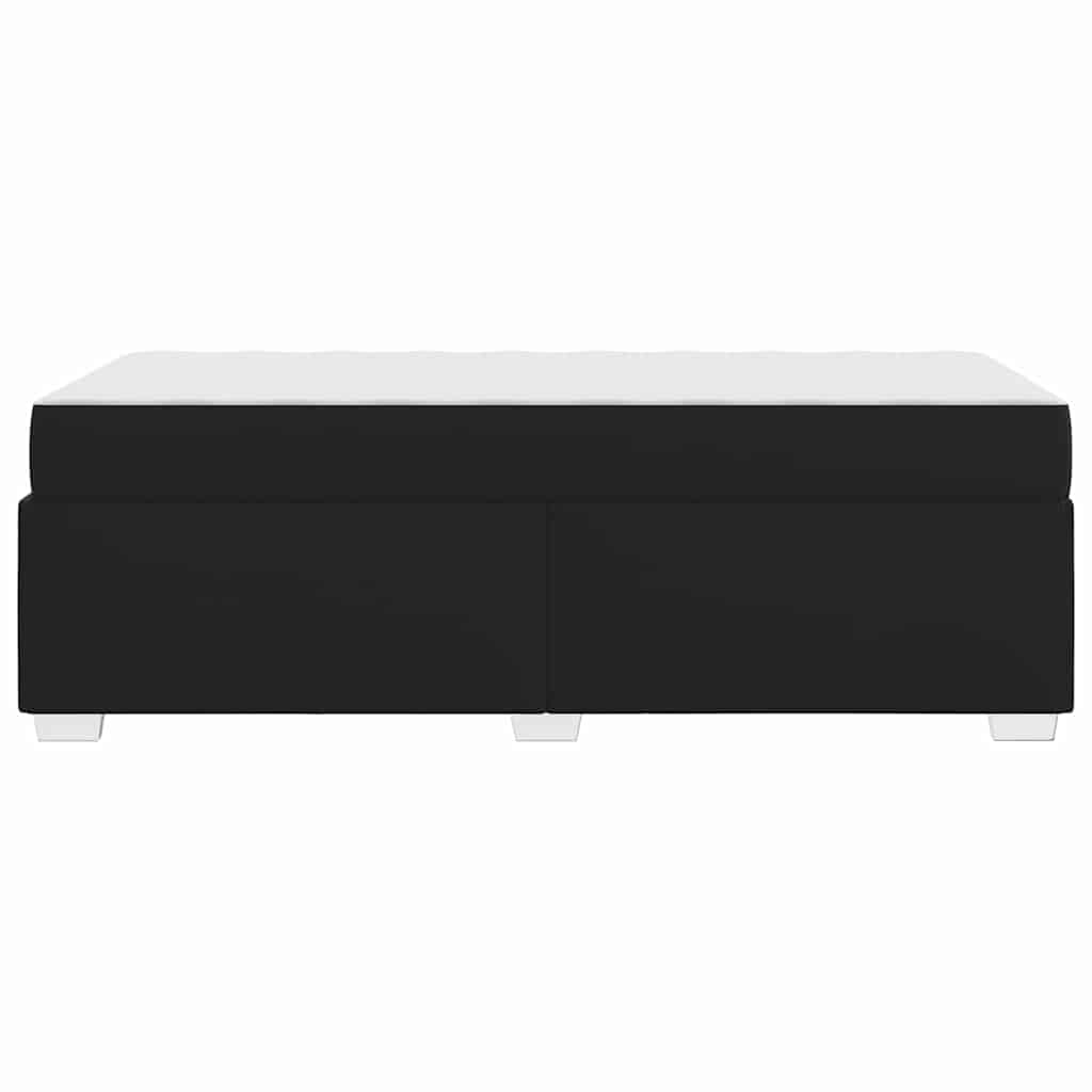 vidaXL Σκελετός Κρεβατιού Μαύρο 80 x 200 cm Τεχνητό δέρμα