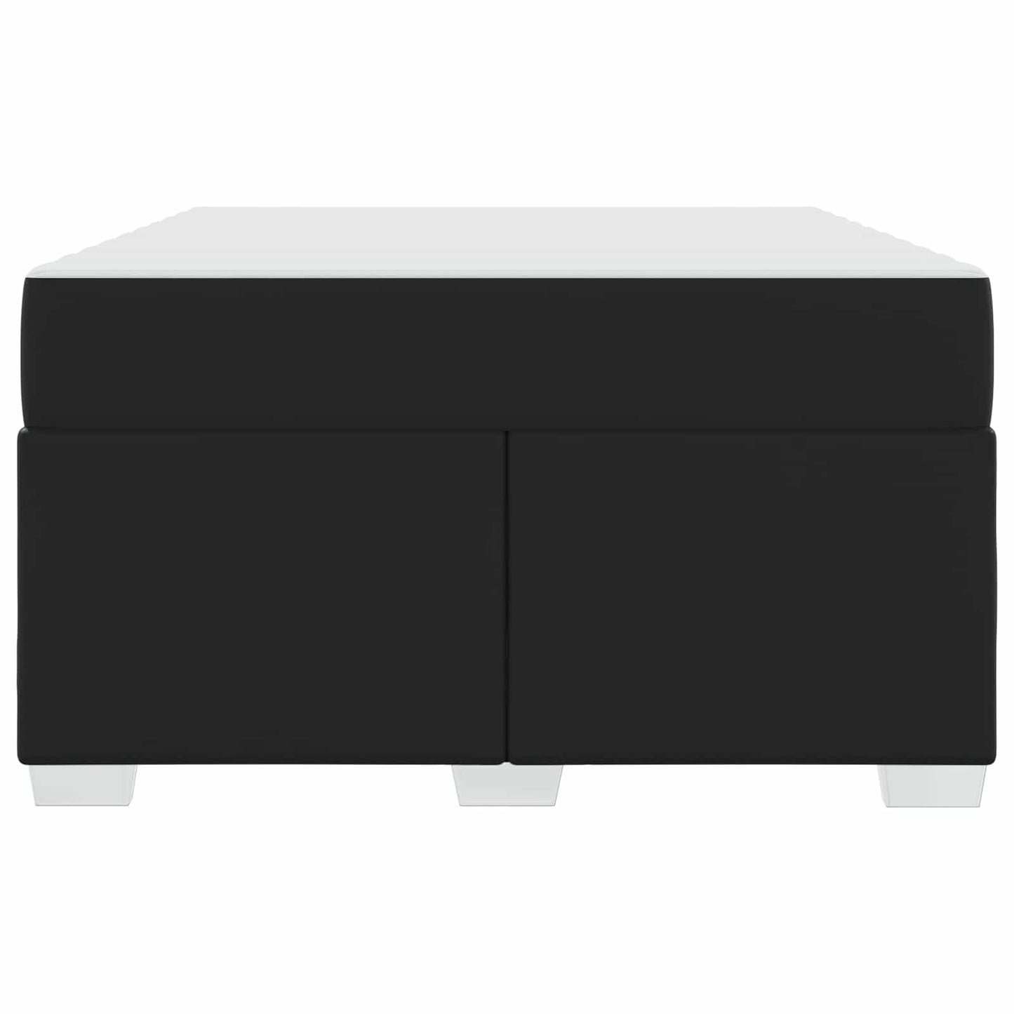 vidaXL Σκελετός Κρεβατιού με στρώμα Μαύρο 120 x 200 cm ύφασμα