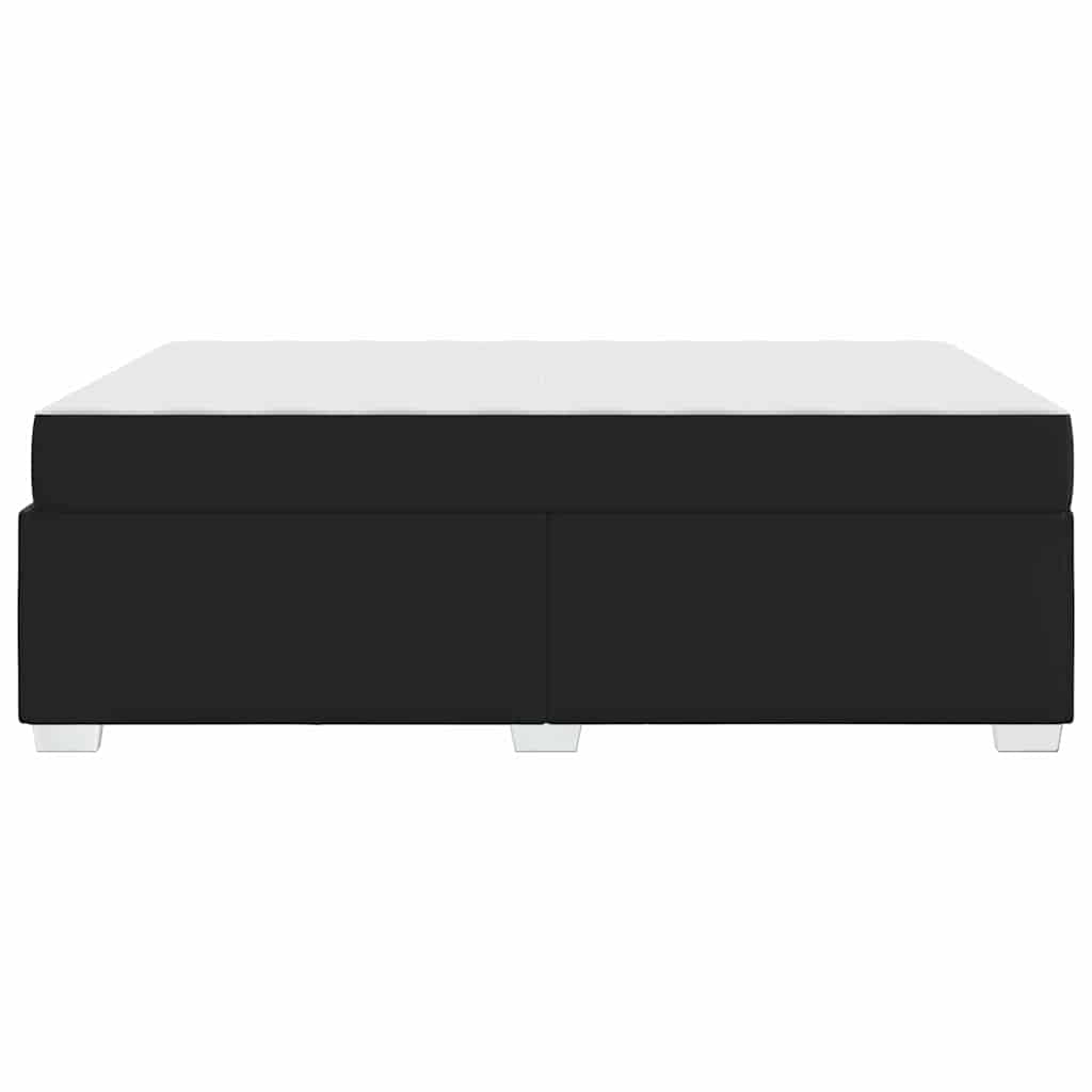 vidaXL Σκελετός Κρεβατιού Μαύρο 140 x 200 cm Τεχνητό δέρμα