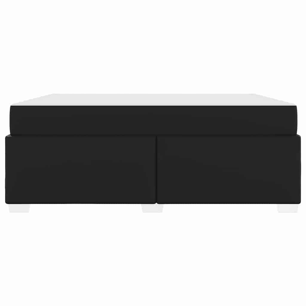 vidaXL Σκελετός Κρεβατιού με στρώμα Μαύρο 180 x 200 cm ύφασμα