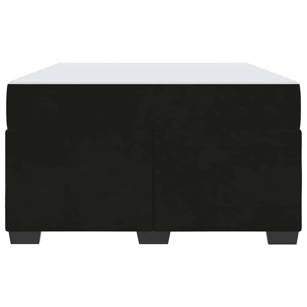 vidaXL Σκελετός κρεβατιού με στρώμα Μαύρο 120 x 190 cm Βελούδο