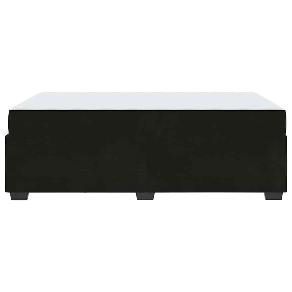 vidaXL Σκελετός κρεβατιού με στρώμα Μαύρο 120 x 190 cm Βελούδο