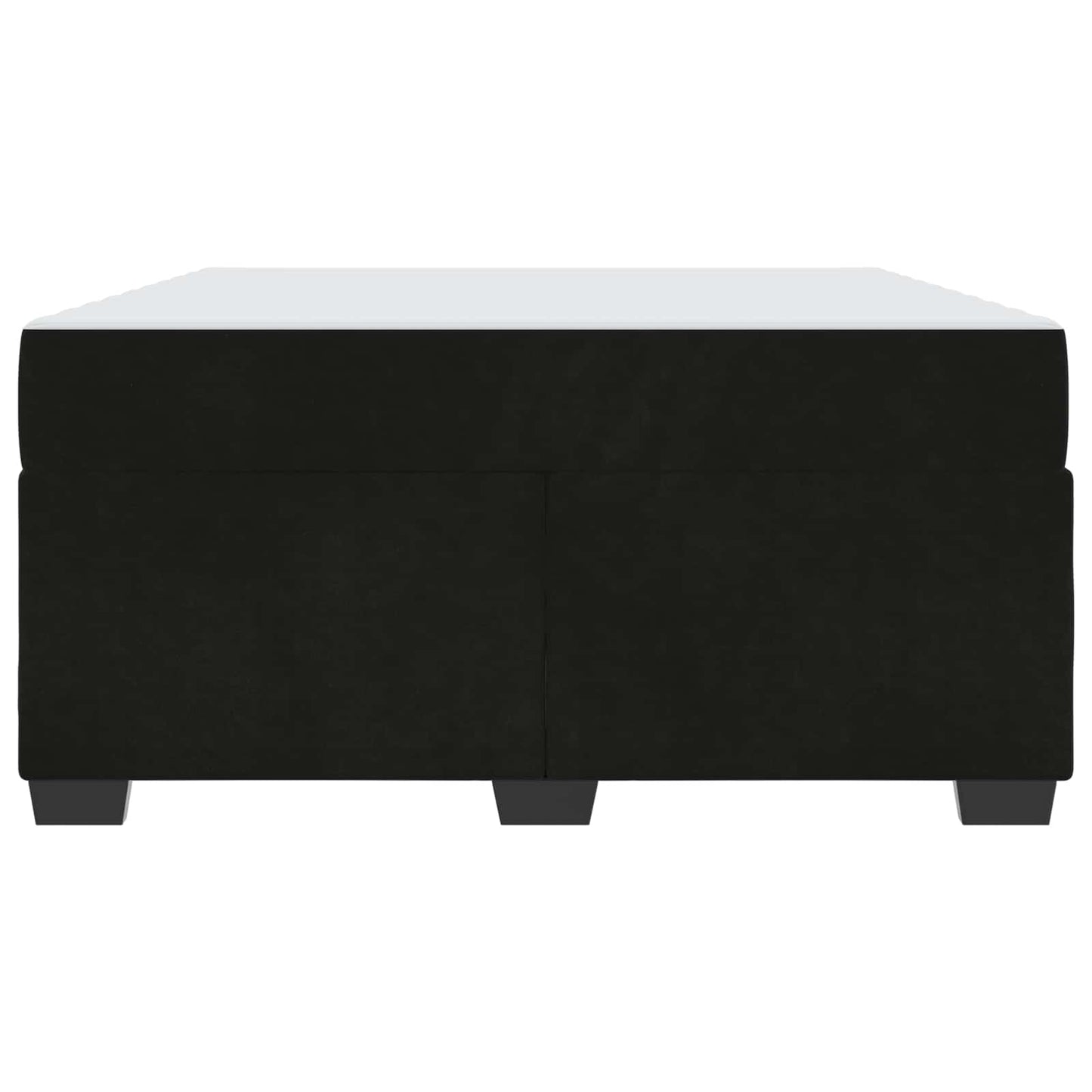 vidaXL Σκελετός Κρεβατιού με στρώμα Μαύρο 140 x 200 cm ύφασμα