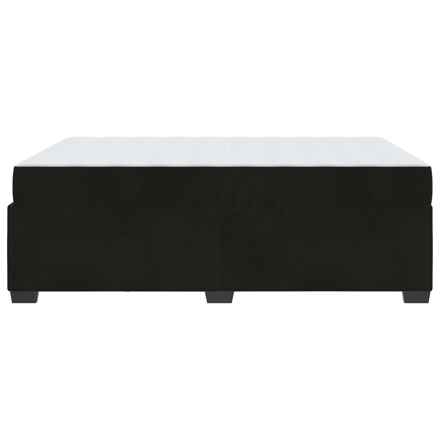 vidaXL Σκελετός Κρεβατιού με στρώμα Μαύρο 140 x 200 cm ύφασμα
