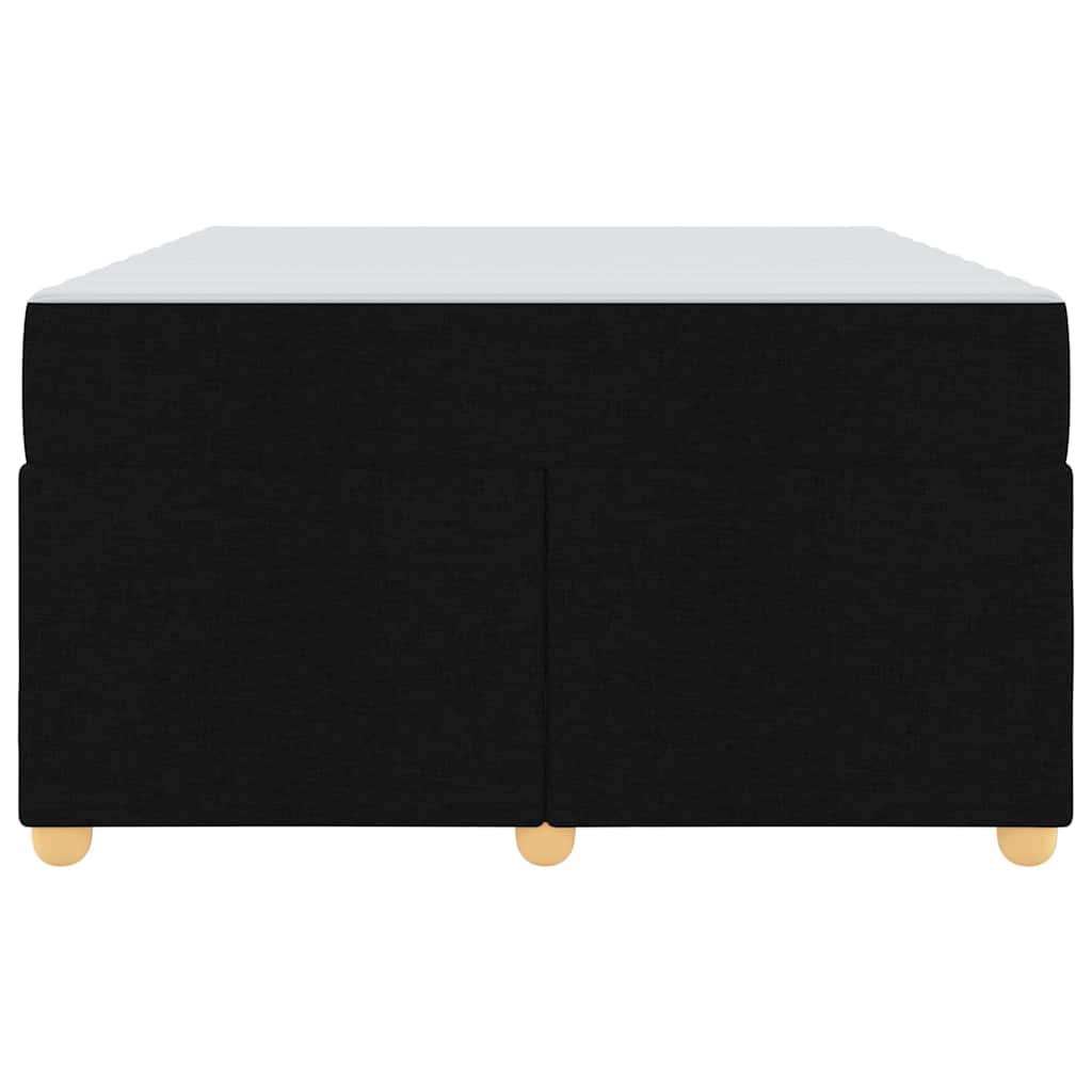 vidaXL Σκελετός Κρεβατιού με στρώμα Μαύρο 120 x 200 cm ύφασμα