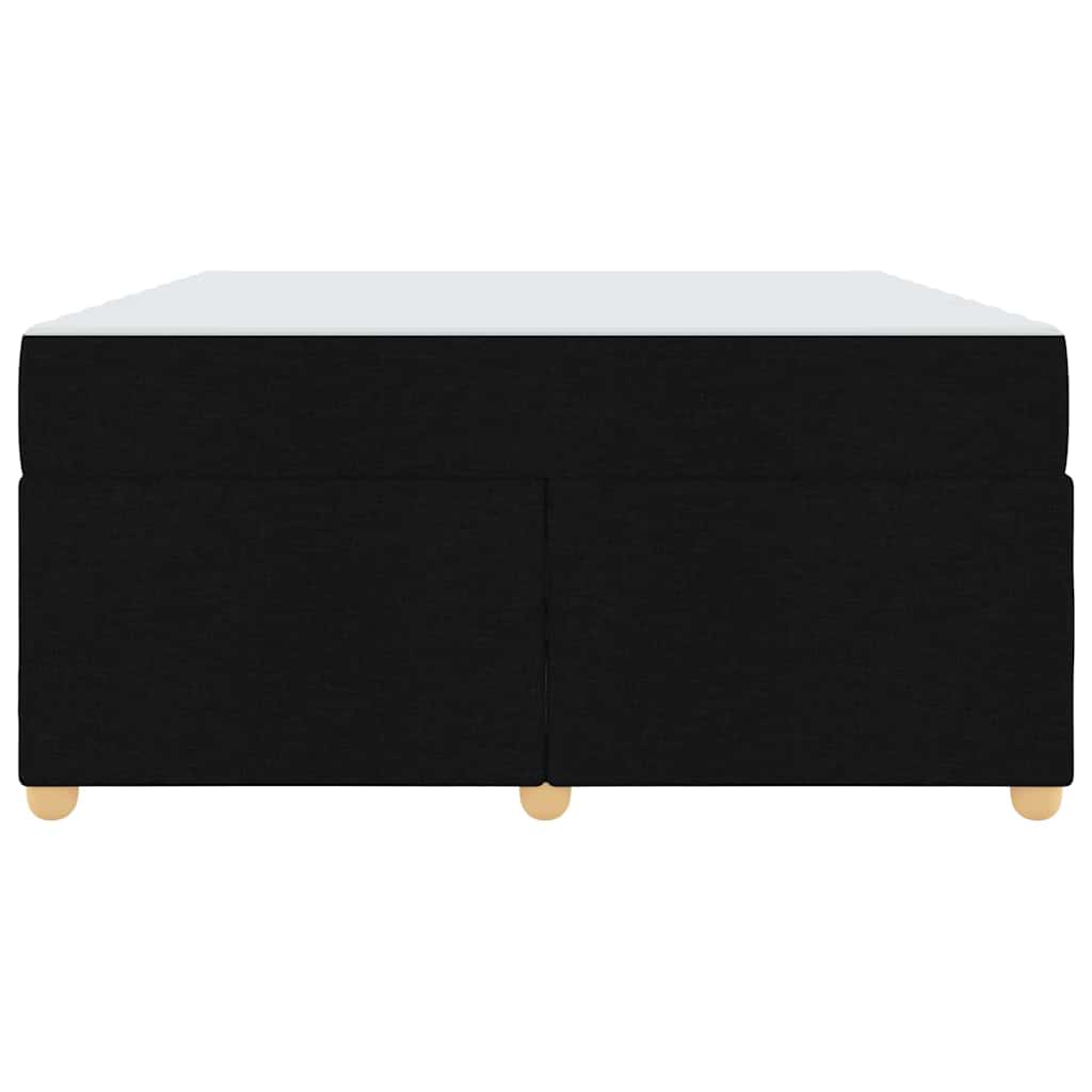 vidaXL Σκελετός Κρεβατιού με στρώμα Μαύρο 140 x 200 cm ύφασμα