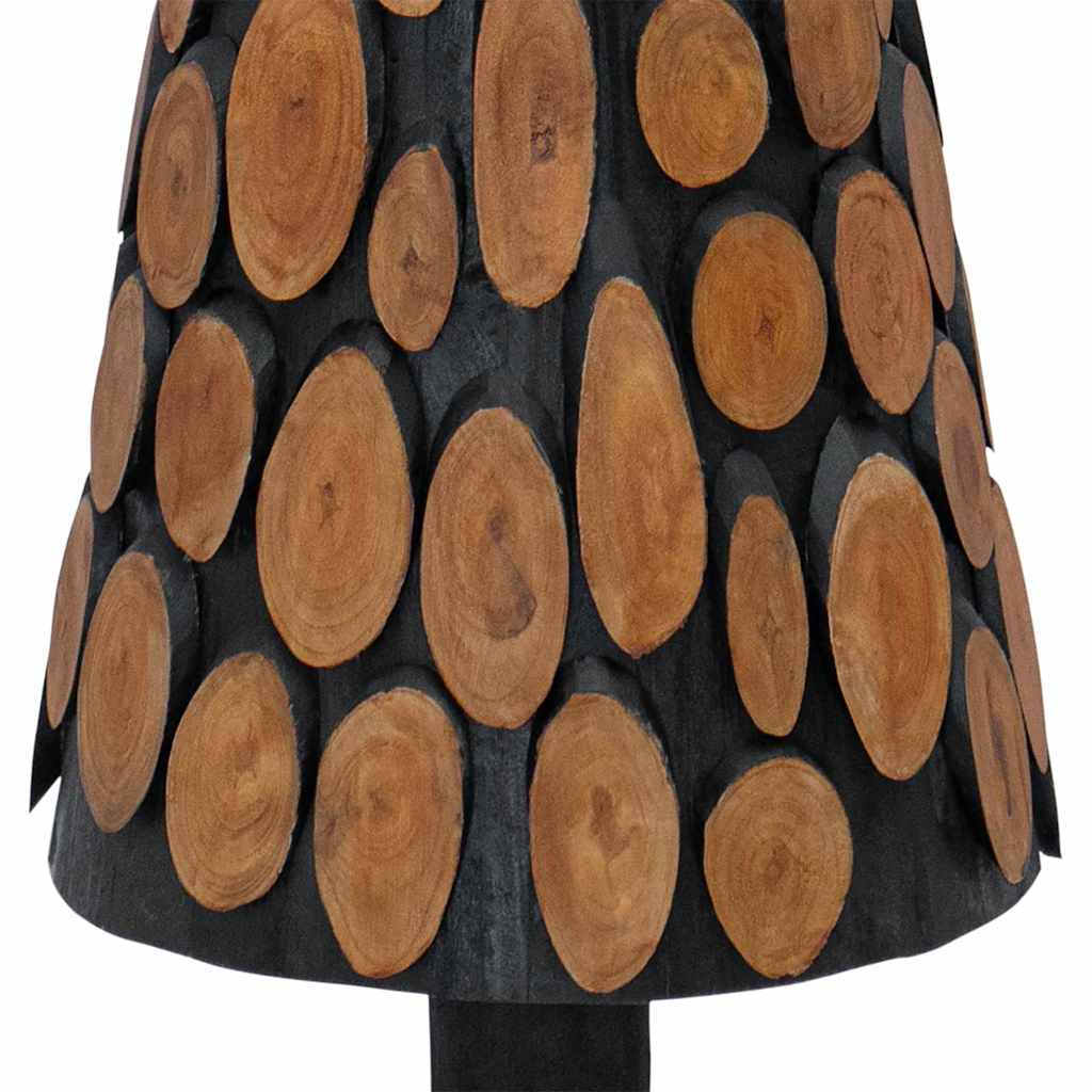 vidaXL Χριστουγεννιάτικο Δέντρο με βάση Καφέ 120 cm Μασίφ ξύλο teak