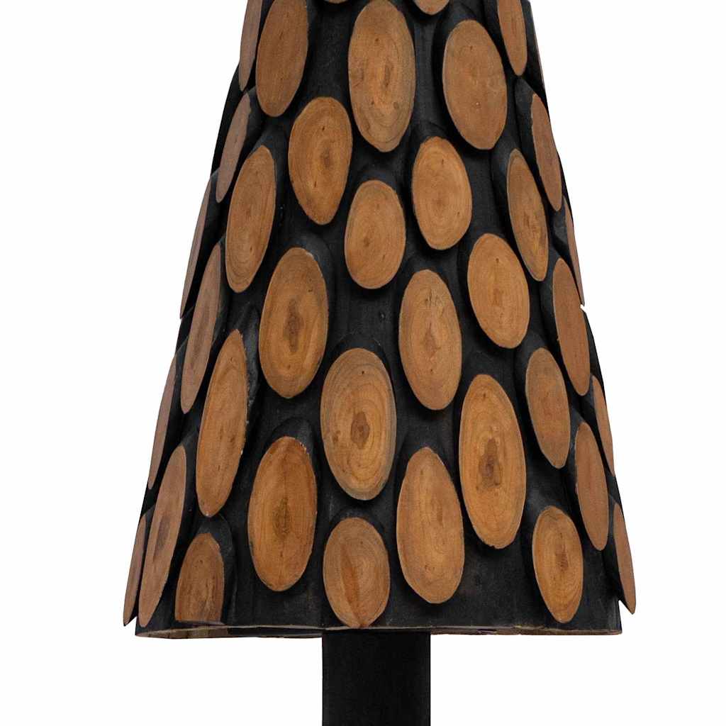 vidaXL Χριστουγεννιάτικο Δέντρο με βάση Καφέ 150 cm Μασίφ ξύλο teak