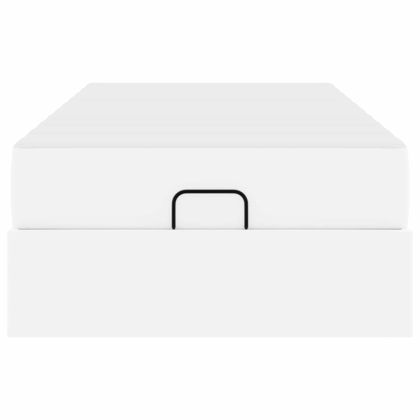 vidaXL Σκελετός κρεβατιού με στρώμα Άλλο 2 pcs Λευκό PVC
