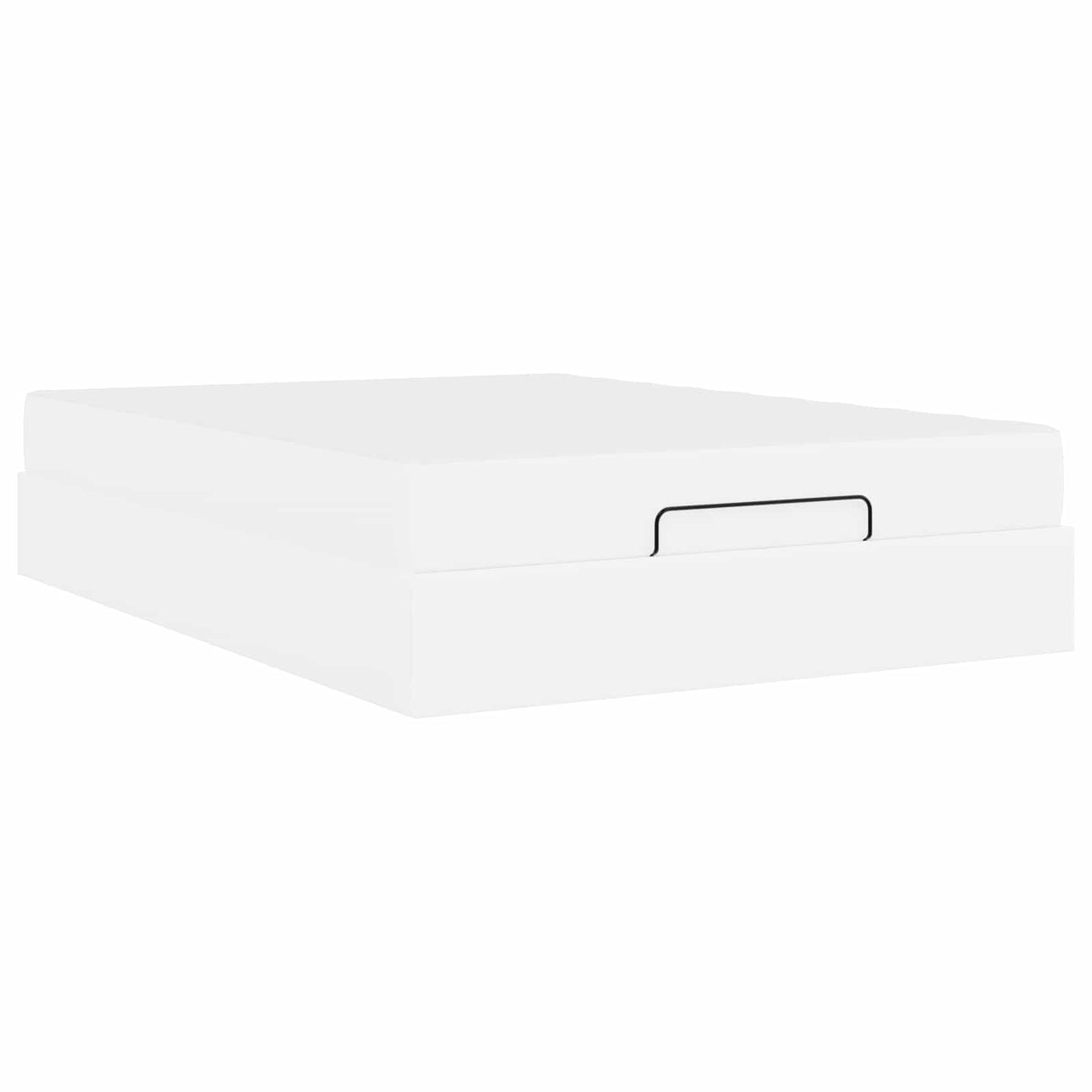 vidaXL Σκελετός κρεβατιού με στρώμα Άλλο 2 pcs Λευκό PVC