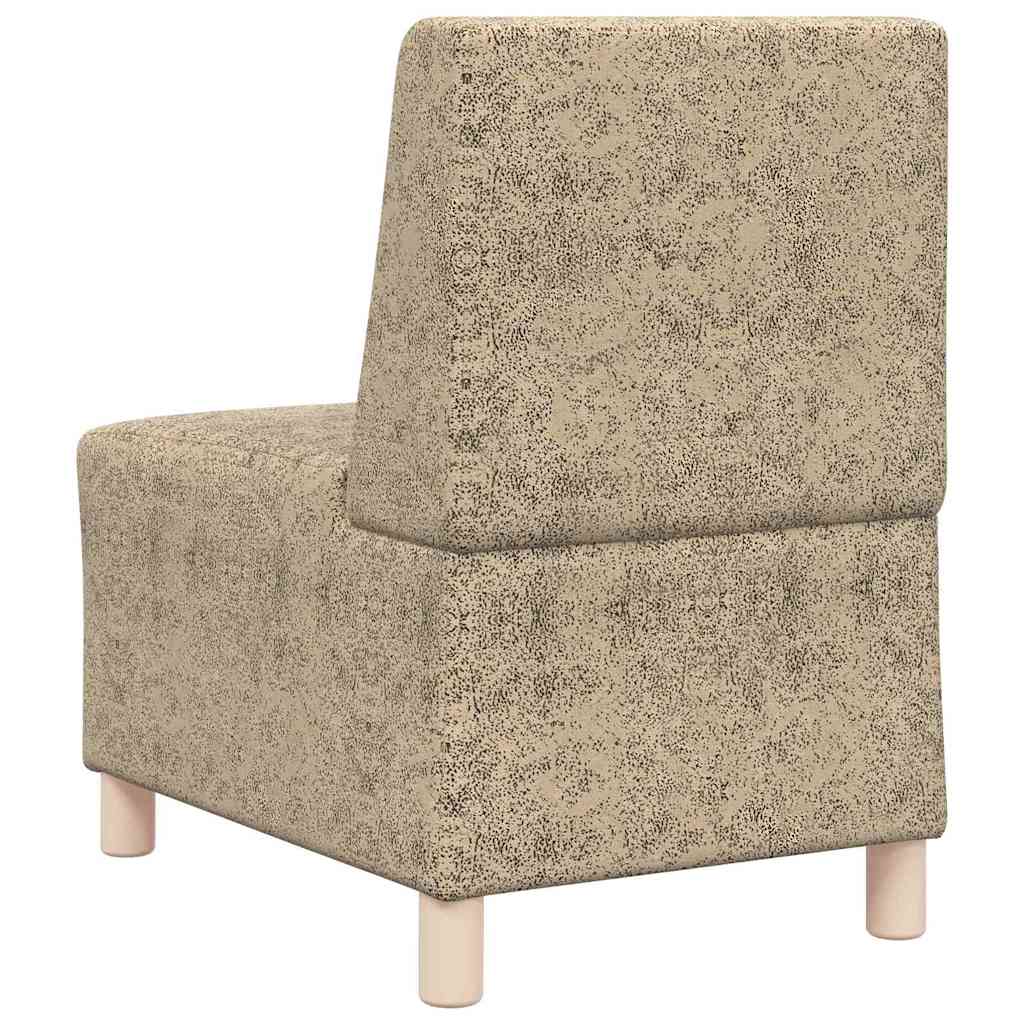 vidaXL Μοναδικός Καναπές χωρίς Χερούλια 2 pcs Ανοιχτό γκρι