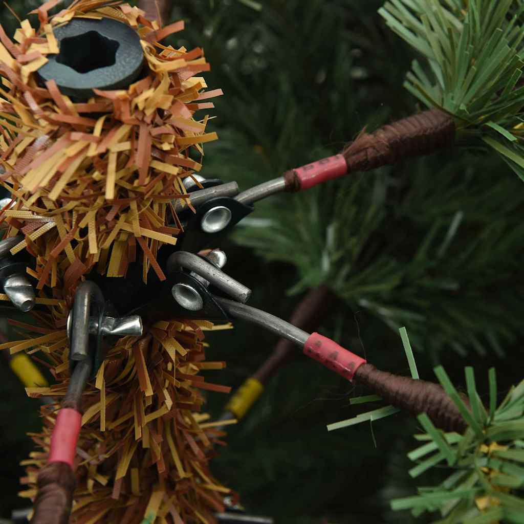 vidaXL Τεχνητό Χριστουγεννιάτικο Δέντρο με Άξονα Πράσινο 180 cm