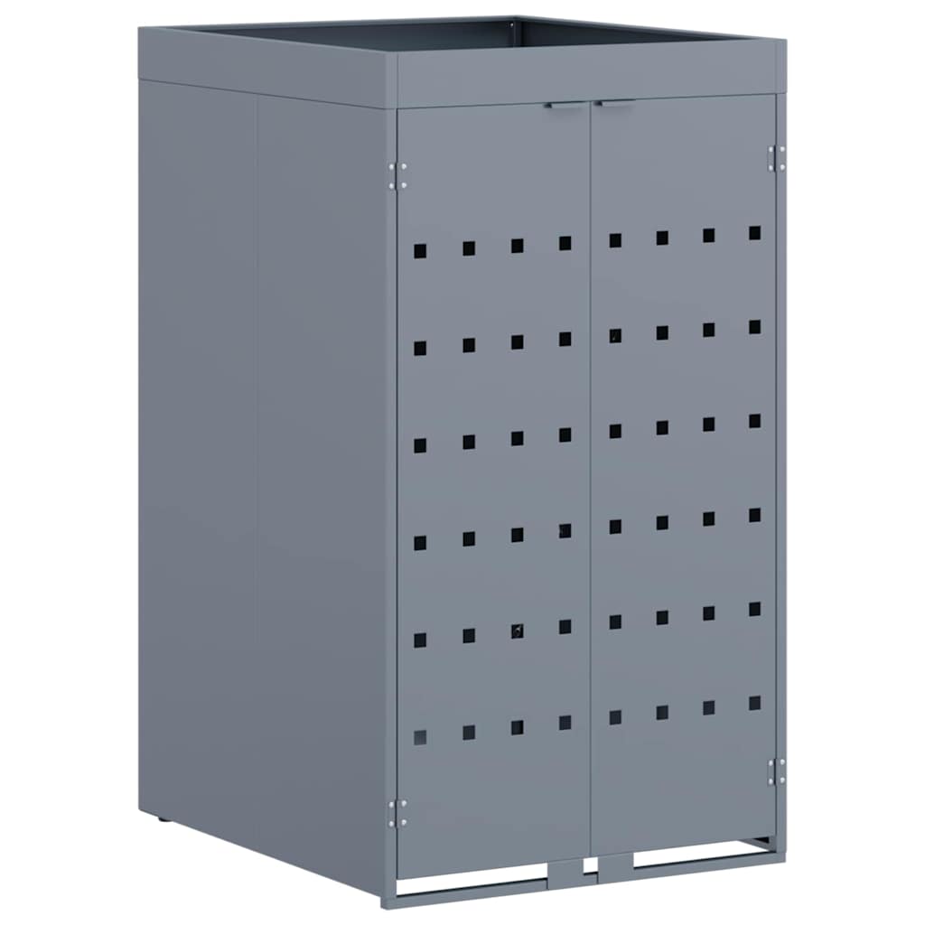 vidaXL Αποθήκευση Κάδου Ρόδας με Στέγη Πλανοστρόφιγγας για Μοναδικό Κάδο 240L