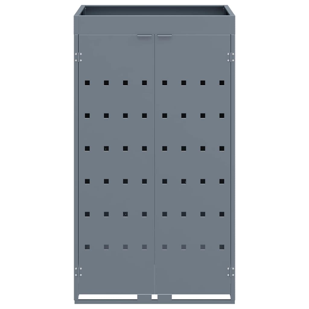 vidaXL Αποθήκευση Κάδου Ρόδας με Στέγη Πλανοστρόφιγγας για Μοναδικό Κάδο 240L