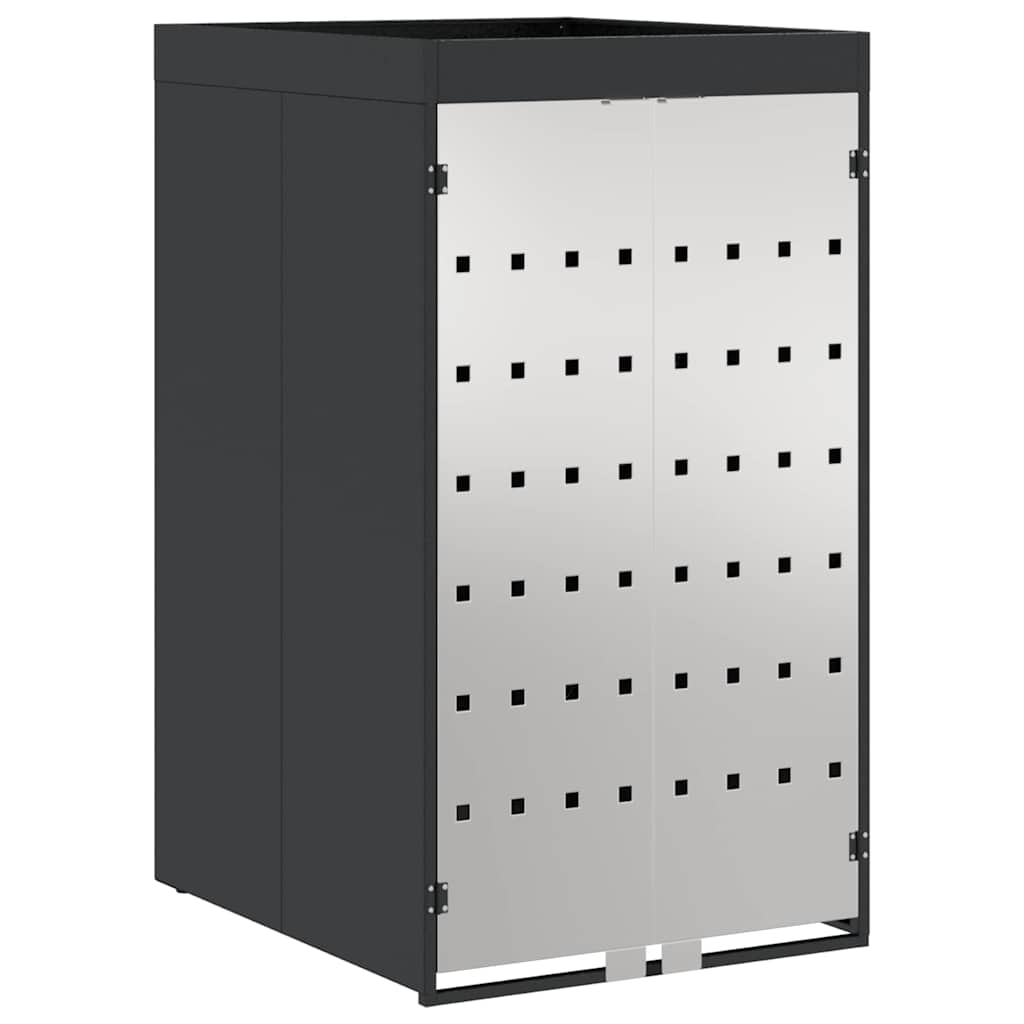 vidaXL Αποθήκευση Κάδου με Στέγη Γλάστρας για Κάδο 240L Ανθρακί