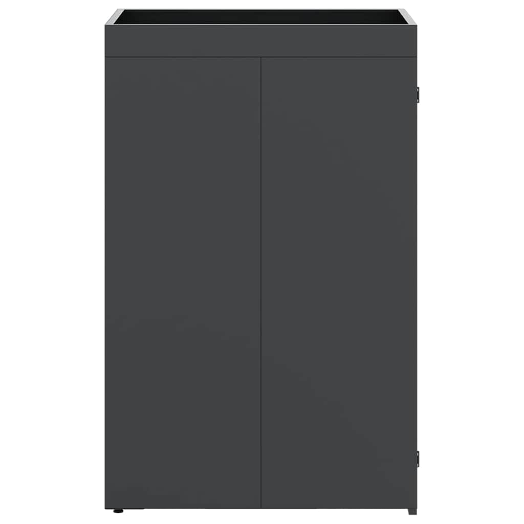 vidaXL Αποθήκευση Κάδου με Στέγη Γλάστρας για Κάδο 240L Ανθρακί