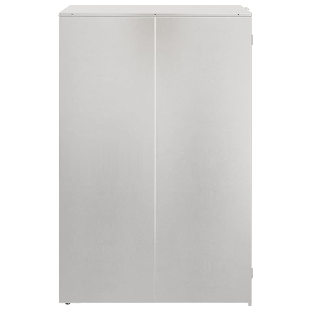 vidaXL Αποθήκευση Κάδου με Καπάκι Αερίου για Κάδο 240L Ασημί