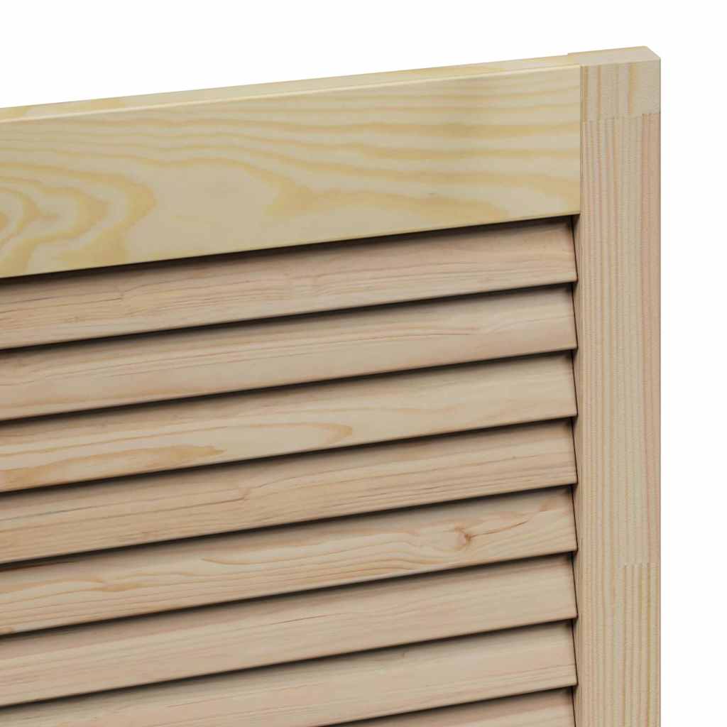 vidaXL Πόρτα Ντουλάπας Φυσικό 140.5 x 2.1 x 49.5 cm Μασίφ ξύλο πεύκου