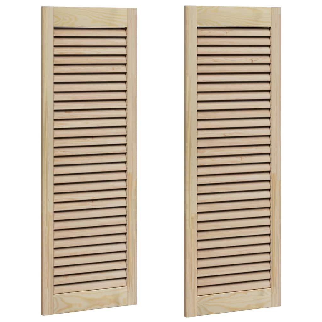 vidaXL Πόρτα Ντουλάπας με πόρτα 2 pcs Φυσικό 140.5 x 2.1 x 49.5 cm