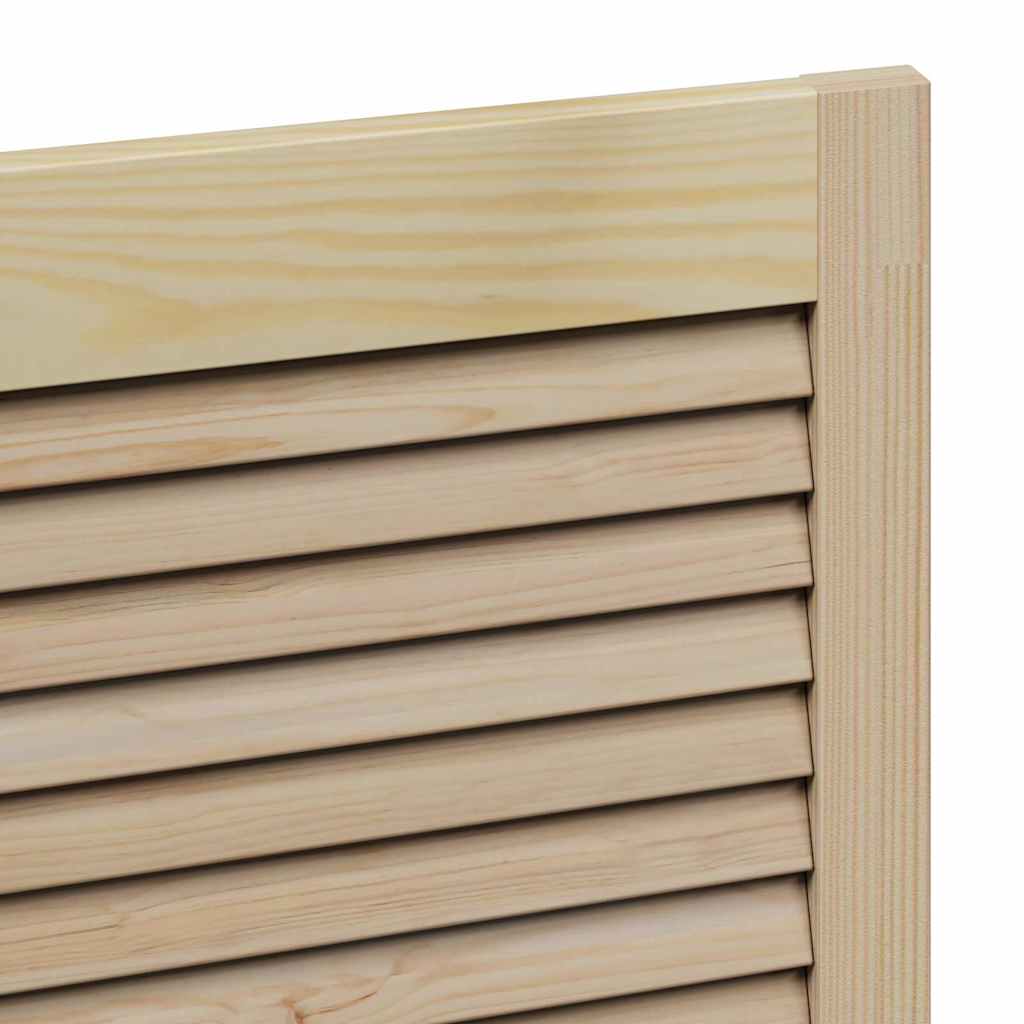 vidaXL Πόρτα Ντουλάπας Φυσικό 140.5 x 2.1 x 49.5 cm Μασίφ ξύλο πεύκου