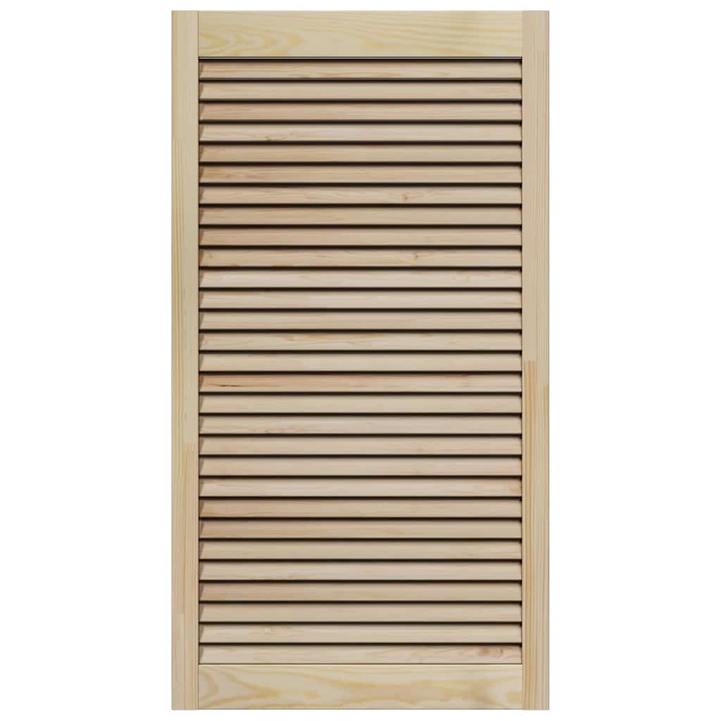 vidaXL Πόρτα Ντουλάπας Φυσικό 140.5 x 2.1 x 49.5 cm Μασίφ ξύλο πεύκου
