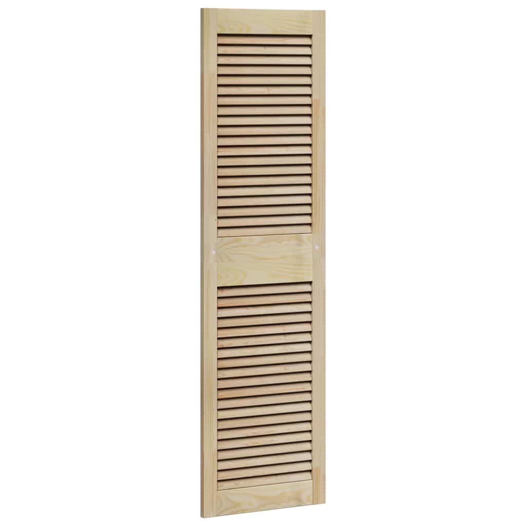 vidaXL Πόρτα Ντουλάπας με πόρτα 2 pcs Φυσικό 140.5 x 2.1 x 49.5 cm