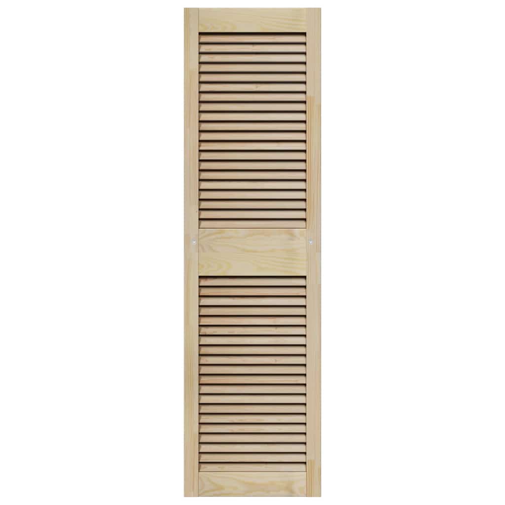 vidaXL Πόρτα Ντουλάπας με πόρτα 2 pcs Φυσικό 140.5 x 2.1 x 49.5 cm