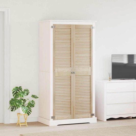 vidaXL Πόρτα Ντουλάπας με πόρτα 2 τεμ. Φυσικό 170 x 2,1 x 39,5 cm
