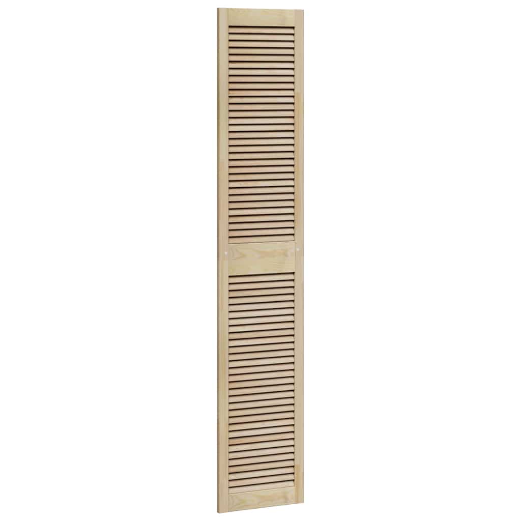 vidaXL Πόρτα Ντουλάπας Φυσικό 140.5 x 2.1 x 49.5 cm Μασίφ ξύλο πεύκου