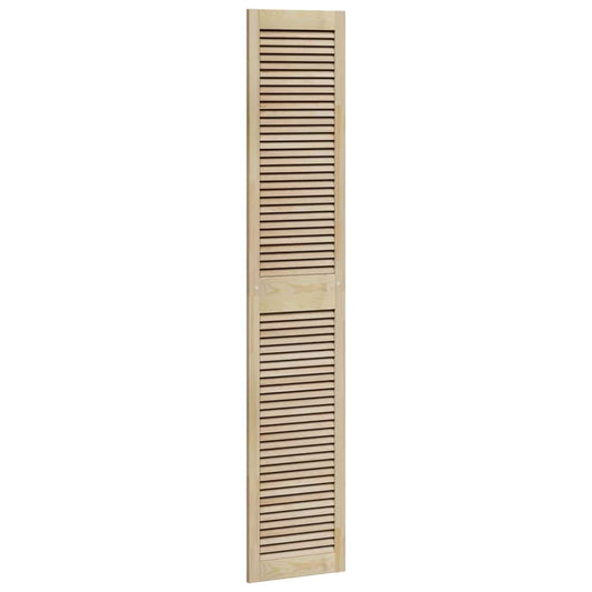 vidaXL Πόρτα Ντουλάπας Φυσικό 140.5 x 2.1 x 49.5 cm Μασίφ ξύλο πεύκου