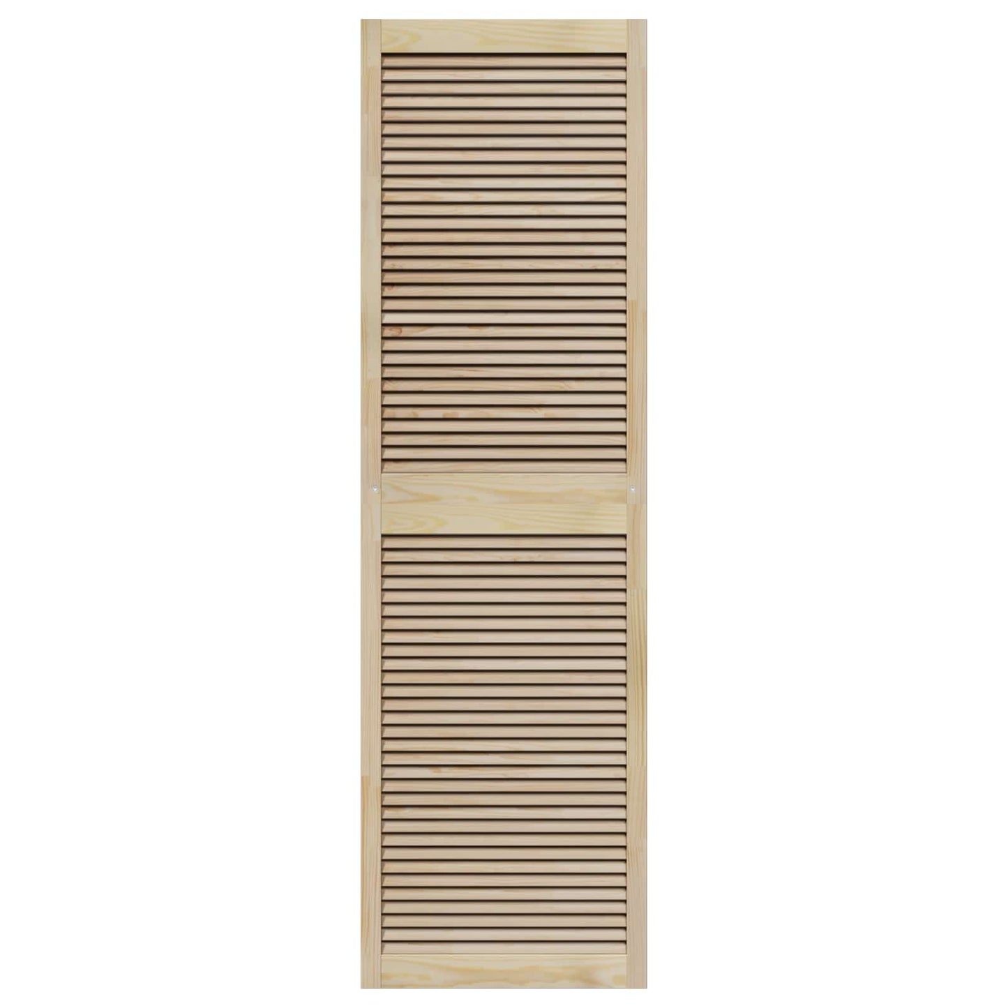 vidaXL Πόρτα Ντουλάπας με πόρτα 2 τεμ. Φυσικό 201 x 2,1 x 59,5 cm