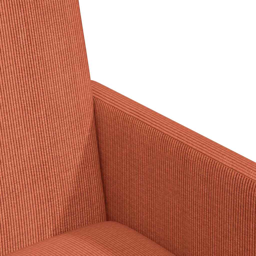 vidaXL Καρέκλες φαγητού 2 pcs Κόκκινο πορτοκαλί 57 x 66 x 94 εκ