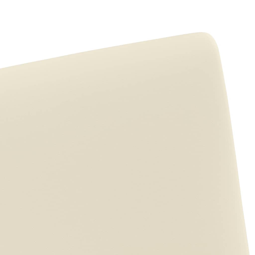 vidaXL Καρέκλες φαγητού 2 pcs Κρεμ 57 x 66 x 94 εκ Τεχνητό δέρμα
