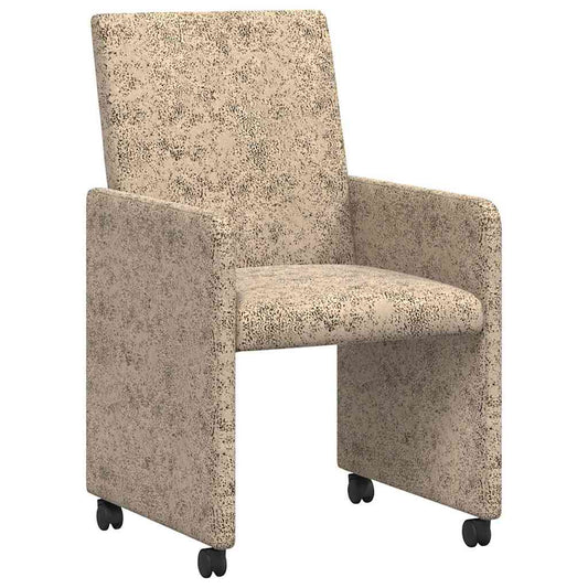 vidaXL Καρέκλες Φαγητού με Ρόδες 2 pcs Ανοιχτό γκρι 57 x 66 x 94 εκ