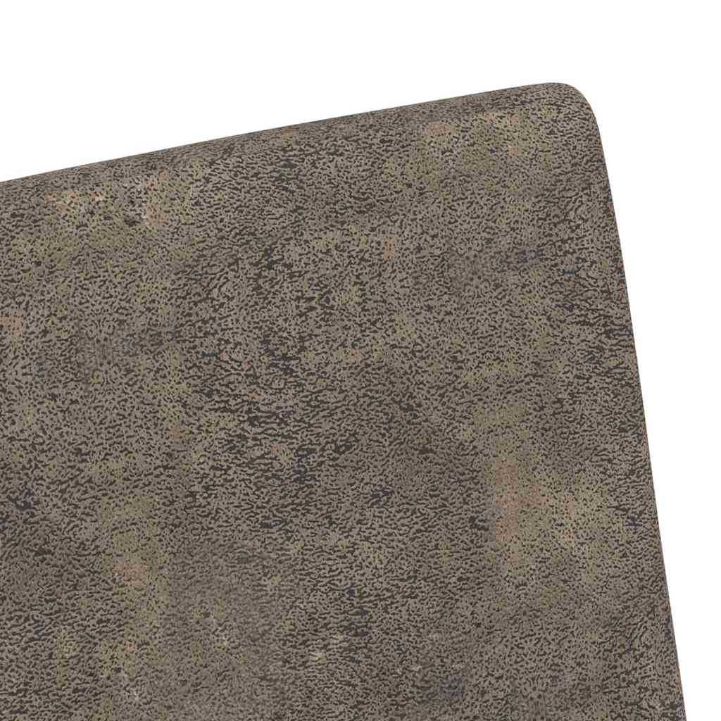 vidaXL Καρέκλες φαγητού με τροχούς 2 pcs Σκούρο γκρι 57 x 66 x 94 εκ