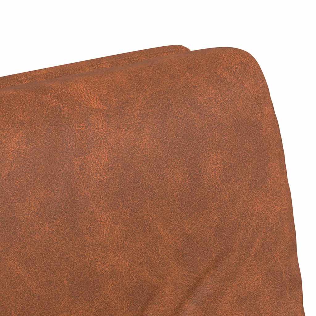 vidaXL Καρέκλες φαγητού 2 pcs Καφέ 57 x 67 x 95 εκ Τεχνητό δέρμα