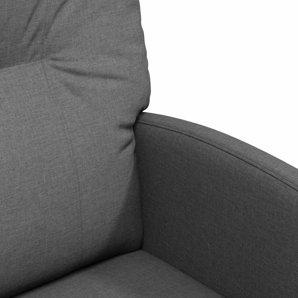 vidaXL Καρέκλες φαγητού 2 pcs Σκούρο γκρι 57 x 67 x 95 εκ ύφασμα