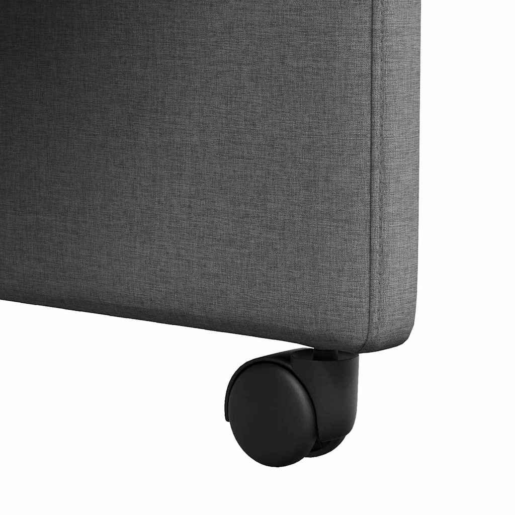 vidaXL Καρέκλες φαγητού 2 pcs Σκούρο γκρι 57 x 67 x 95 εκ ύφασμα