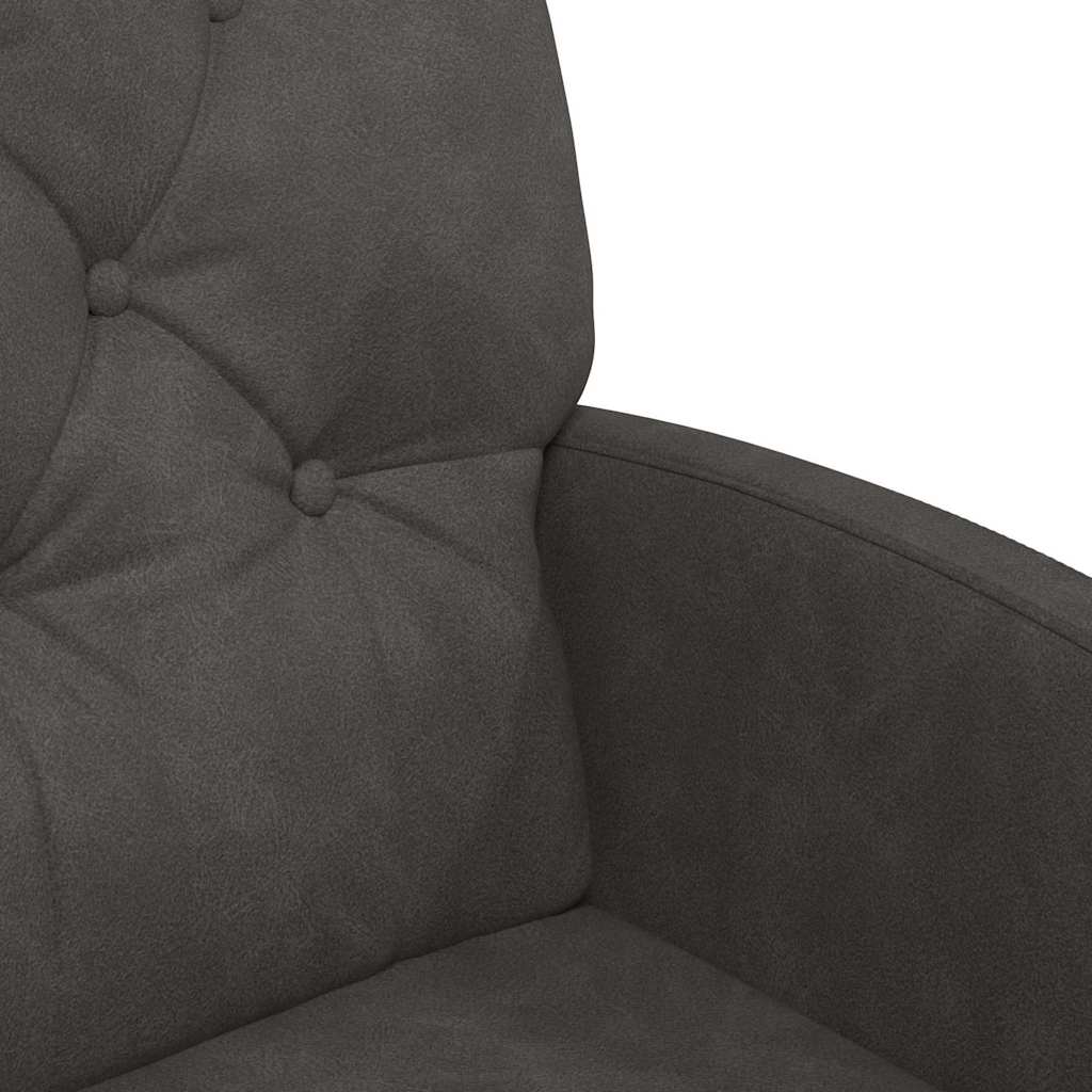 vidaXL Καρέκλες φαγητού 2 pcs Μαύρο 58 x 67 x 97 εκ Τεχνητό δέρμα