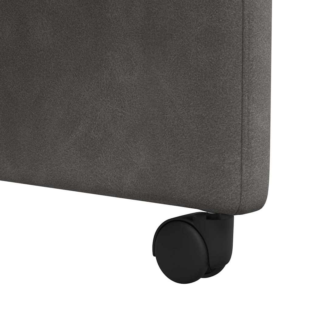 vidaXL Καρέκλες φαγητού 2 pcs Μαύρο 58 x 67 x 97 εκ Τεχνητό δέρμα