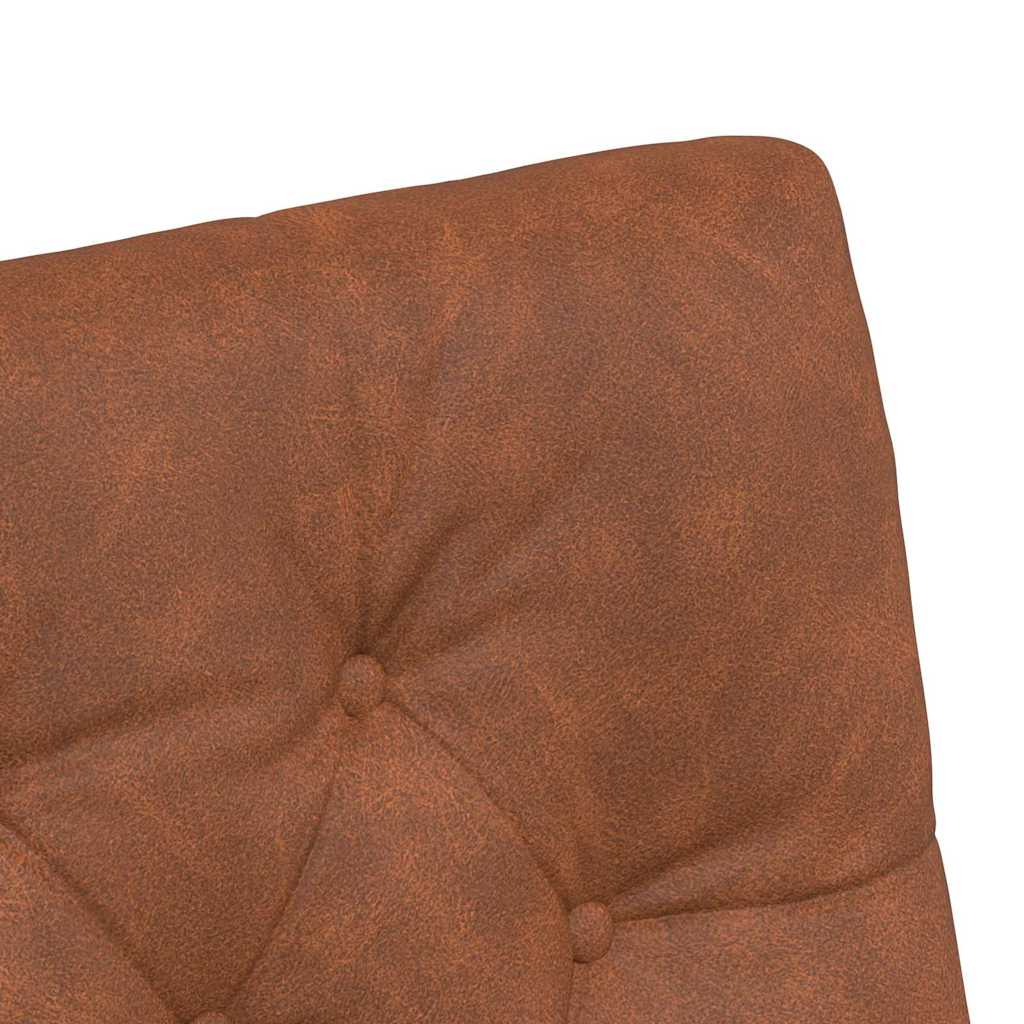 vidaXL Καρέκλες φαγητού 2 pcs Καφέ 58 x 67 x 97 εκ Τεχνητό δέρμα