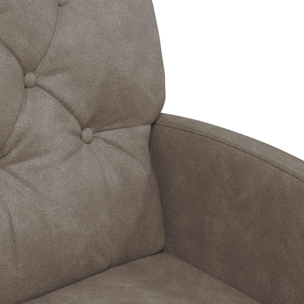 vidaXL Καρέκλες φαγητού 2 pcs Γκρι 58 x 67 x 97 εκ Τεχνητό δέρμα